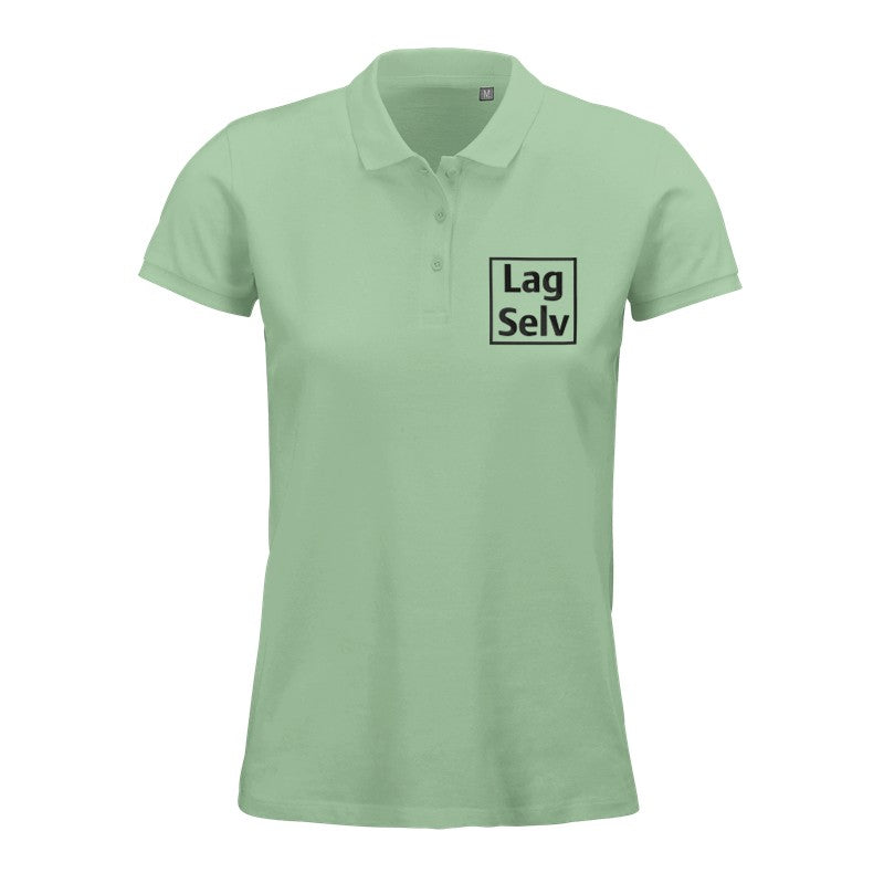 Design din egen økologiske polo t-shirt til kvinder | Personligt broderi