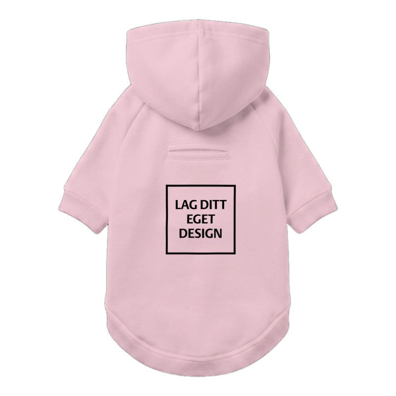 Hættetrøje til Hund med Eget Tryk | Fleece Hoodie til Hund
