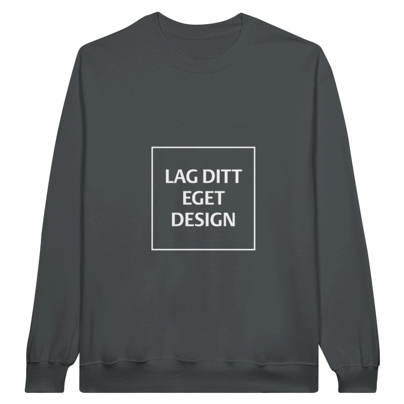 Personlig College Sweater med Eget Tryk | Design Din Logo Sweater