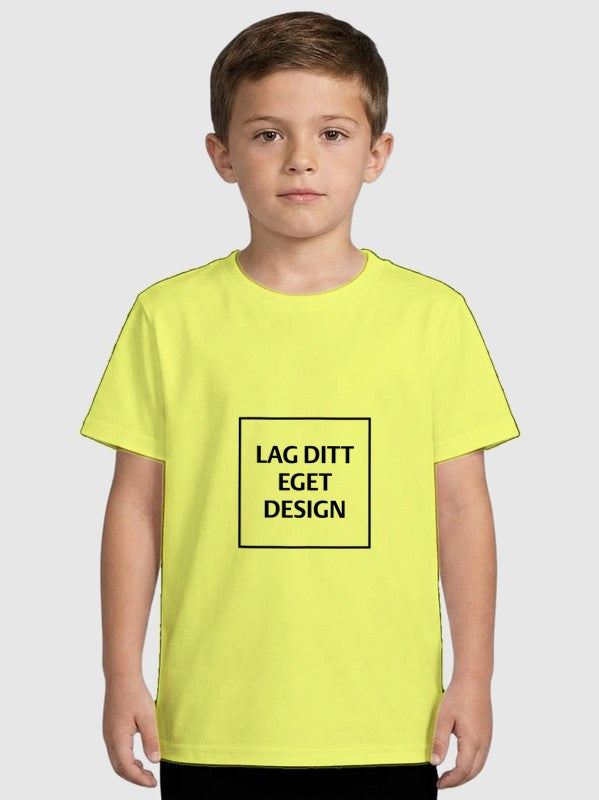 Åndbar Børne Sport T-shirt med Eget Tryk | Hurtigtørrende Trænings-T-shirt