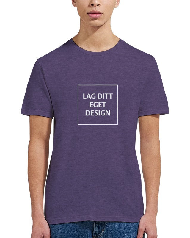 Klassisk Unisex T-shirt med Rund Hals til Eget Tryk | Design Din Egen T-shirt