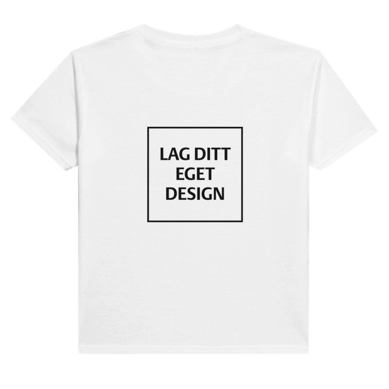 Slidstærk børne-T-shirt i polybomuld med eget tryk