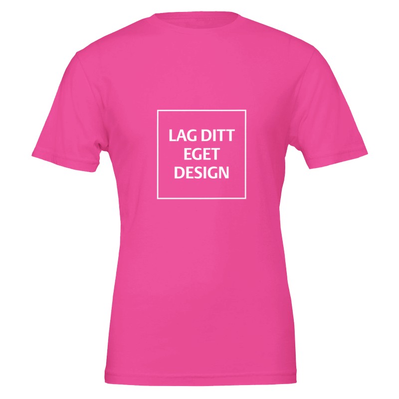 Premium Unisex Crewneck T-shirt | Design din egen med dit eget tryk
