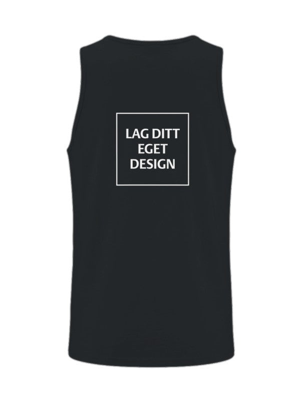 Sporty Singlet til Mænd med Eget Tryk | Hurtigtørrende Polyester