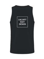 Sporty Singlet til Mænd med Eget Tryk | Hurtigtørrende Polyester