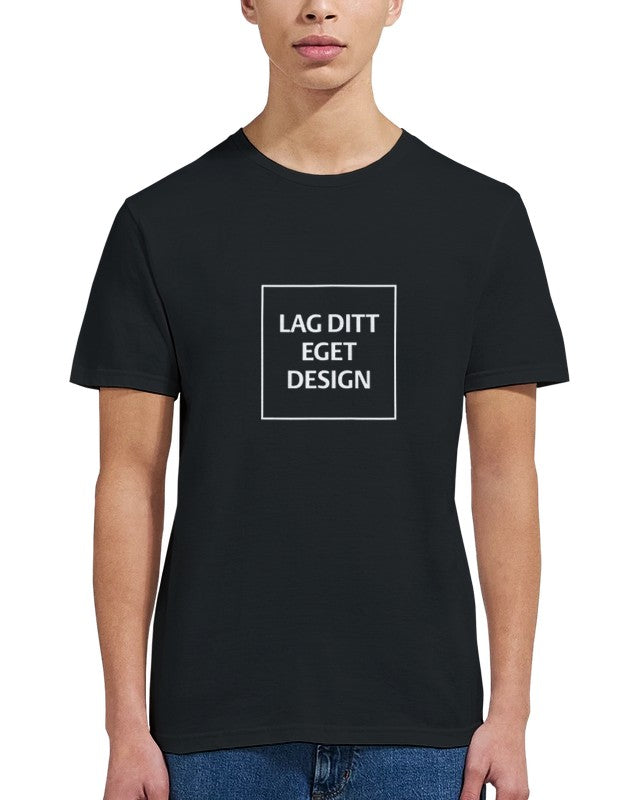 Klassisk Unisex T-shirt med Rund Hals til Eget Tryk | Design Din Egen T-shirt