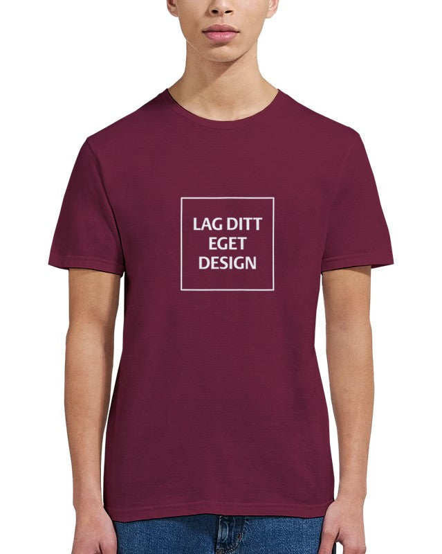 Klassisk Unisex T-shirt med Rund Hals til Eget Tryk | Design Din Egen T-shirt