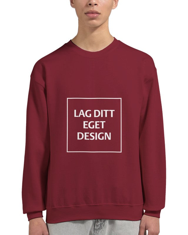 Personlig College Sweater med Eget Tryk | Design Din Unikke Sweater