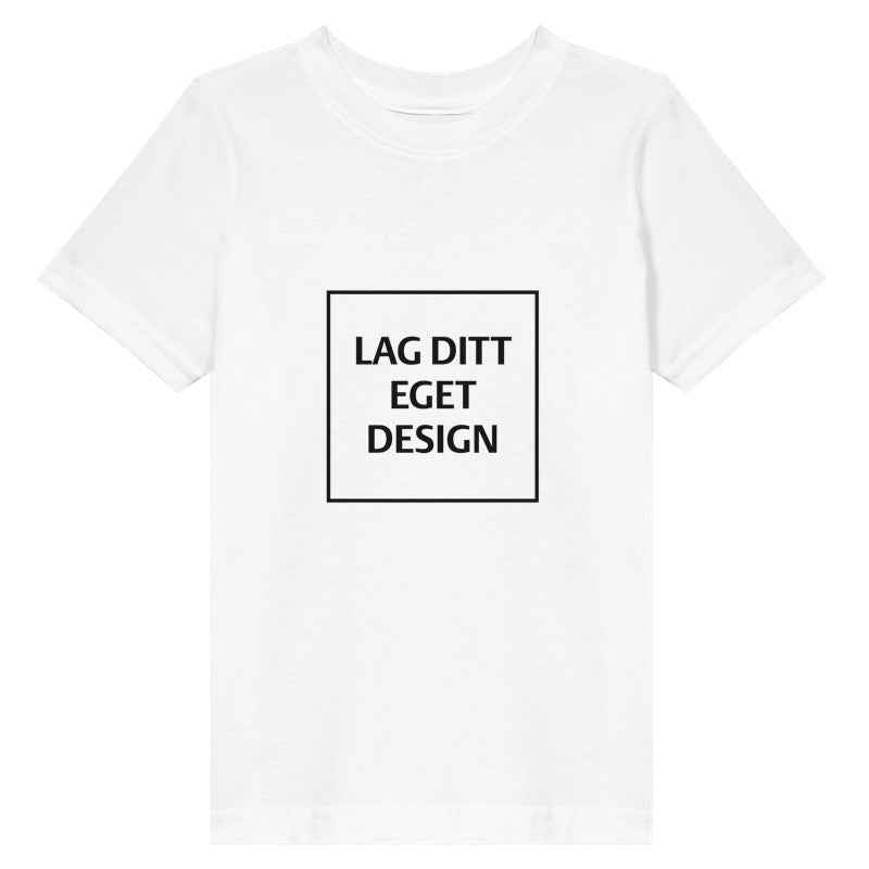 Blød småbørns T-shirt i fin jersey med eget tryk