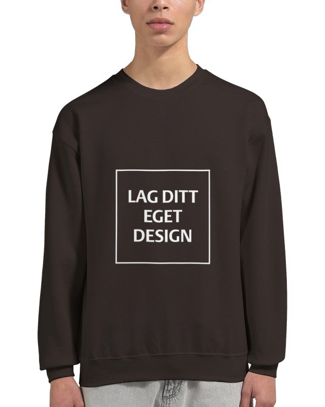 Personlig College Sweater med Eget Tryk | Design Din Unikke Sweater