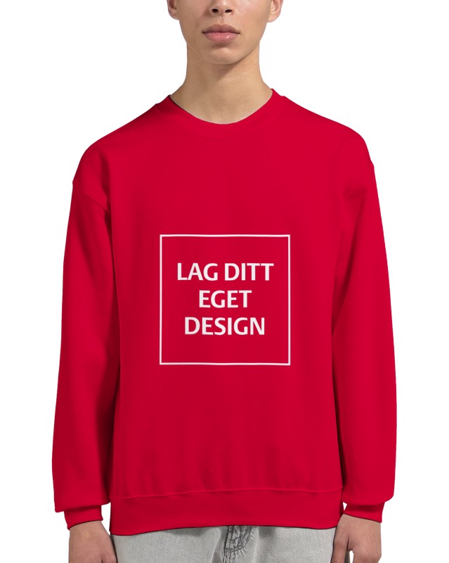 Personlig College Sweater med Eget Tryk | Design Din Unikke Sweater