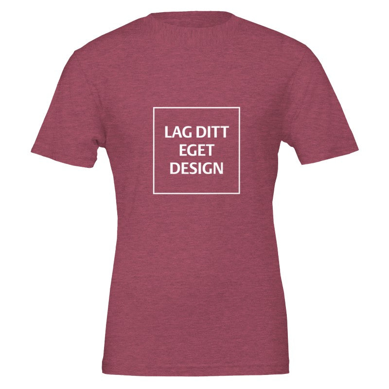 Premium Unisex Crewneck T-shirt | Design din egen med dit eget tryk