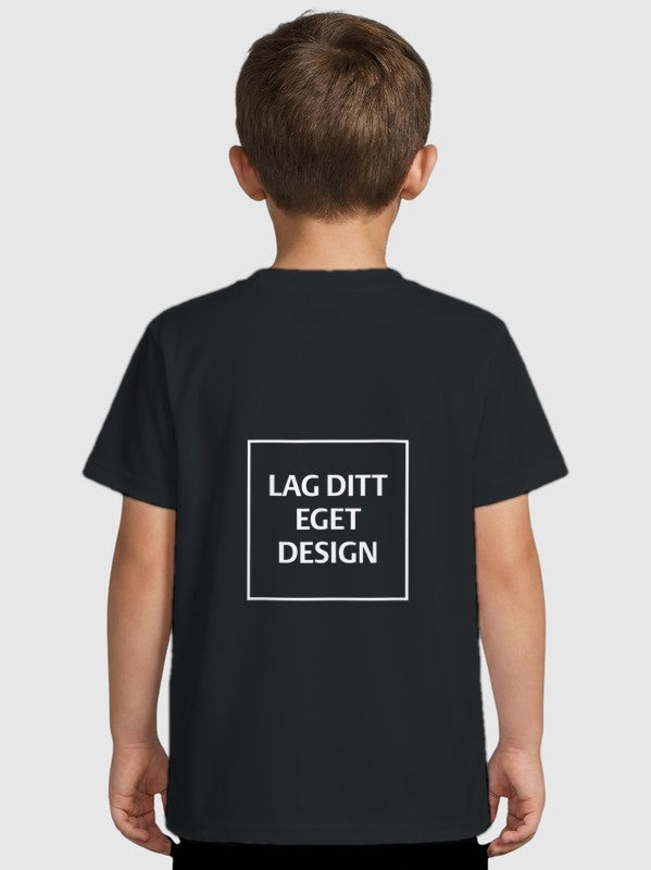 Åndbar Børne Sport T-shirt med Eget Tryk | Hurtigtørrende Trænings-T-shirt