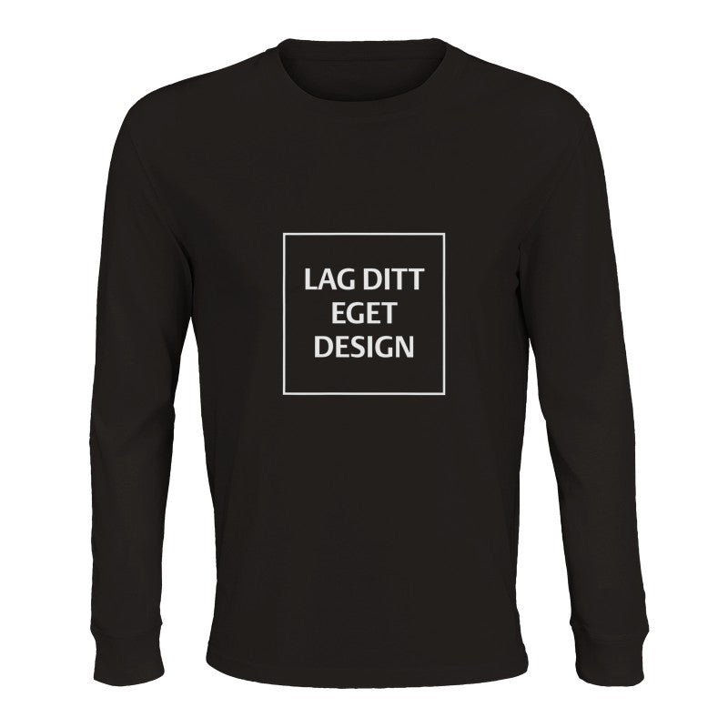 Design din egen økologiske langærmede T-shirt | Eget tryk