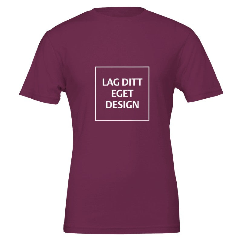 Premium Unisex Crewneck T-shirt | Design din egen med dit eget tryk