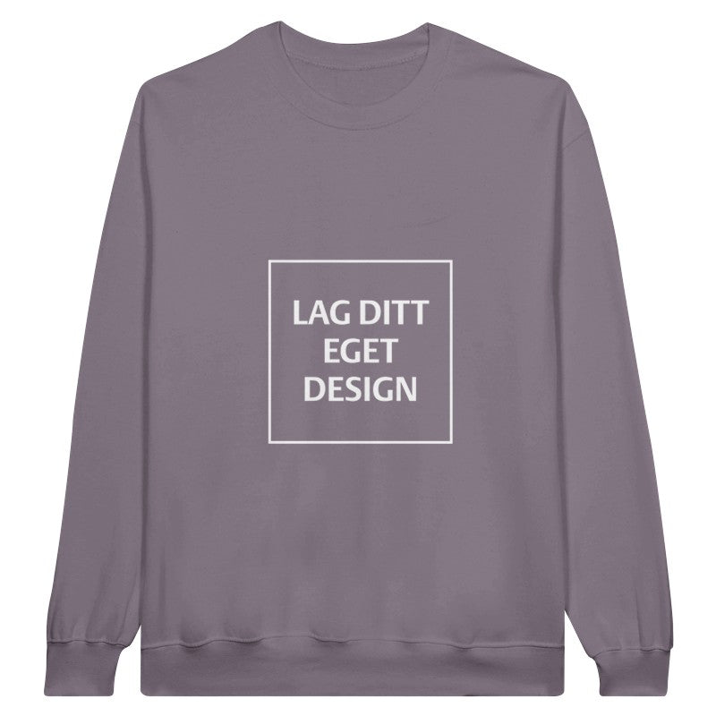 Personlig College Sweater med Eget Tryk | Design Din Logo Sweater