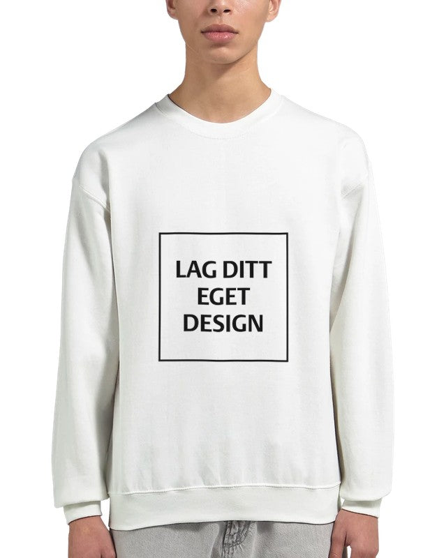 Personlig College Sweater med Eget Tryk | Design Din Unikke Sweater