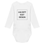 Klassisk Langærmet Babybody med Eget Tryk | Lun Bomuld