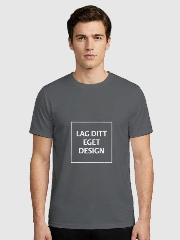 Blød teknisk unisex T-shirt med eget tryk | Letvægts Sport