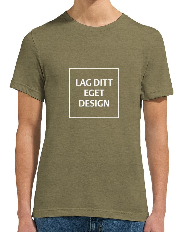 Design din egen Triblend T-shirt | Blød Unisex T-shirt med Eget Tryk