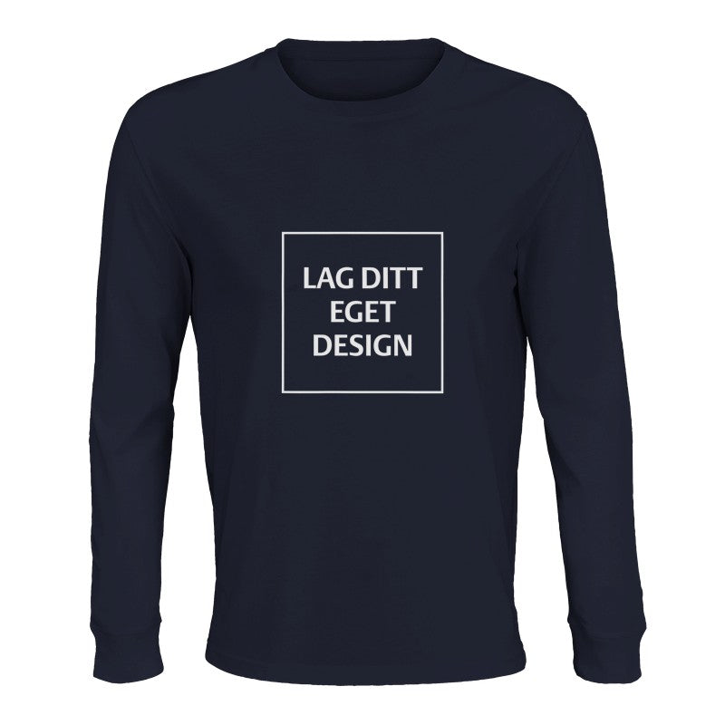 Design din egen økologiske langærmede T-shirt | Eget tryk