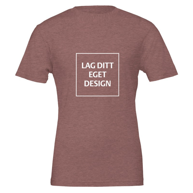 Premium Unisex Crewneck T-shirt | Design din egen med dit eget tryk