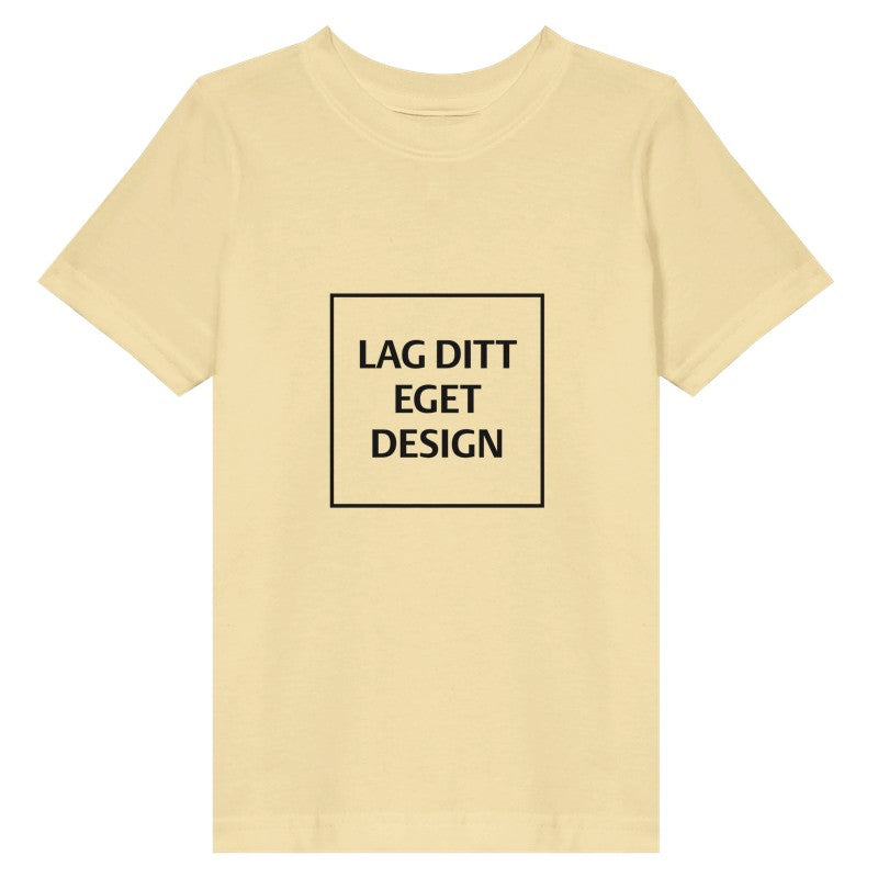 Blød småbørns T-shirt i fin jersey med eget tryk