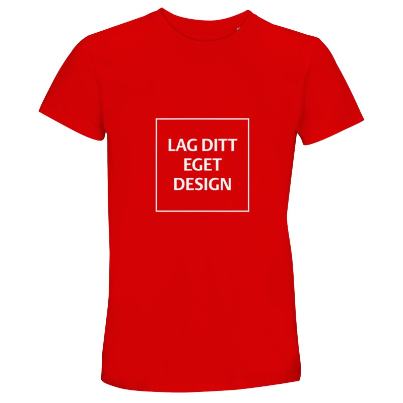 Genbrugt Unisex Crewneck T-shirt | Design din egen T-shirt med tryk