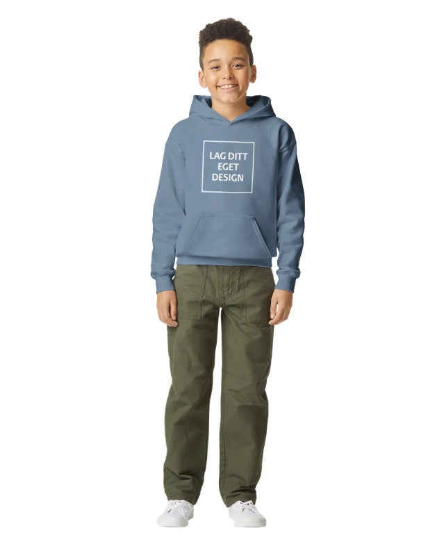 Blød Hættetrøje til Unge med Eget Tryk | Mellemtyk Fleece Hoodie