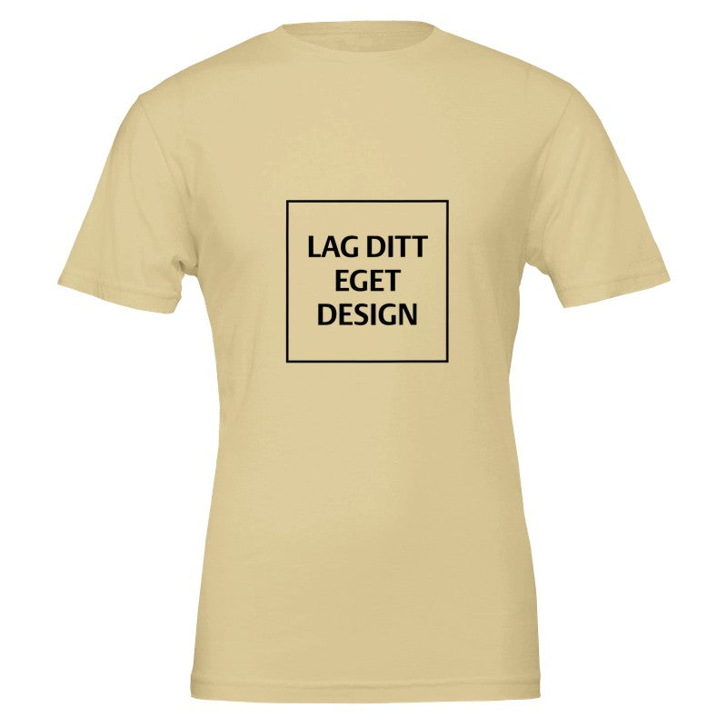 Premium Unisex Crewneck T-shirt | Design din egen med dit eget tryk