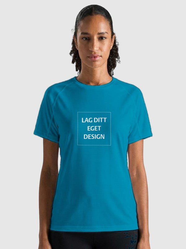 Ultralet teknisk T-shirt til damer med eget tryk | Faconsyet sport