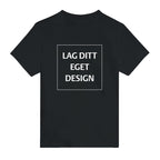 Blød baby-T-shirt med rund hals og eget tryk