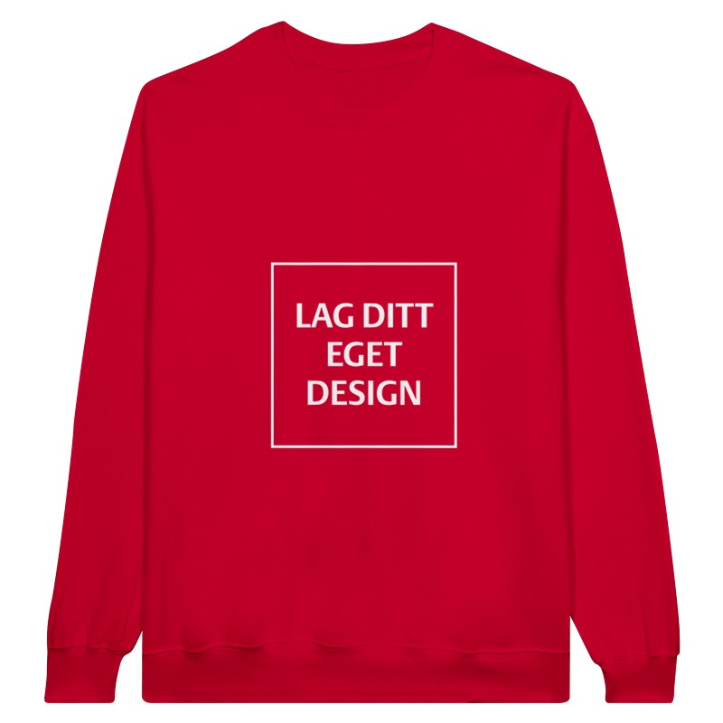 Personlig College Sweater med Eget Tryk | Design Din Logo Sweater
