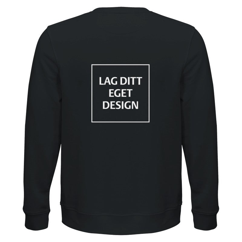 Organisk Unisex Genser med Eget Trykk | Design Din Egen Crewneck Sweatshirt