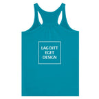 Design din egen Flowy Racerback Tank Top med personligt tryk | Dame singlet