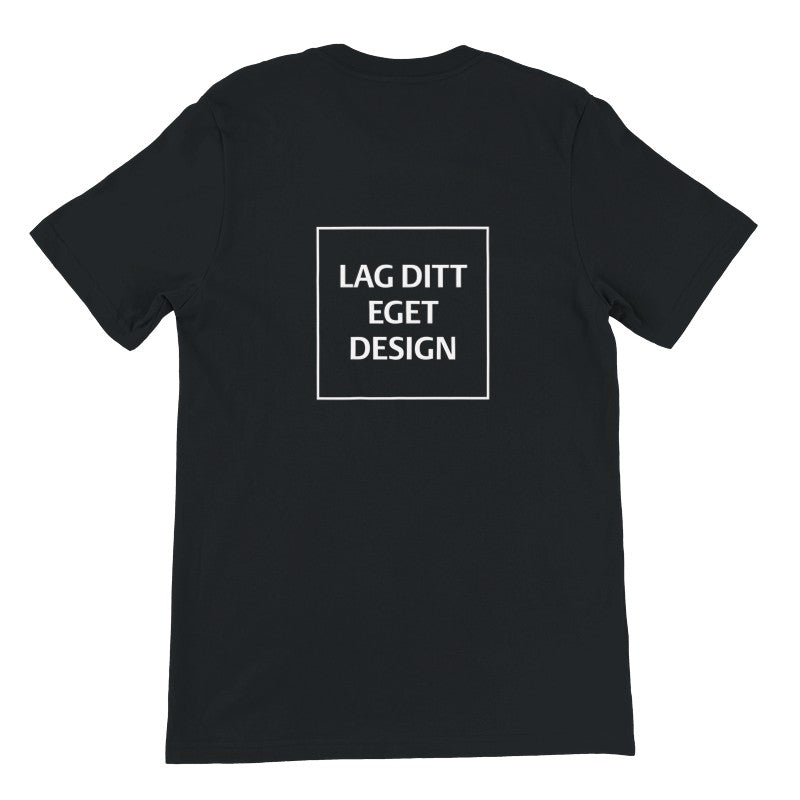 Premium Unisex Crewneck T-skjorte | Design din egen med eget trykk