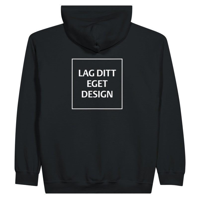 Personlig Lynlåshættetrøje | Design din egen lynlåshættetrøje med eget tryk