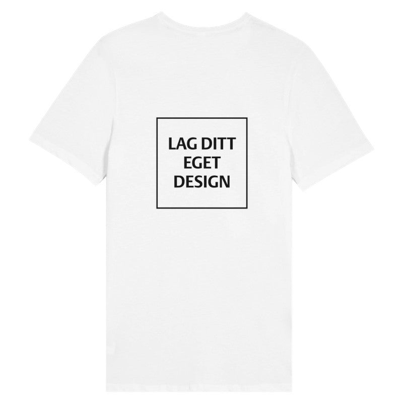 Design din egen Polycotton Unisex T-skjorte med trykk – Personlig stil og komfort