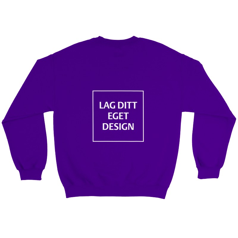 Personlig College Sweater med Eget Tryk | Design Din Unikke Sweater