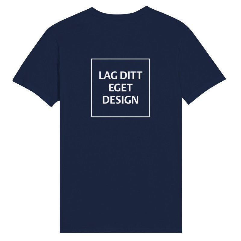 Design din egen Premium Unisex V-hals T-shirt med eget tryk