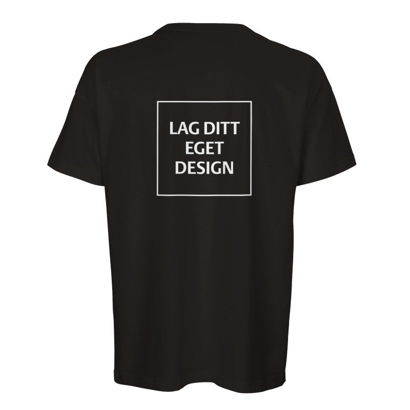 Økologisk Oversized T-shirt til Mænd | Design Din Egen T-shirt med Tryk
