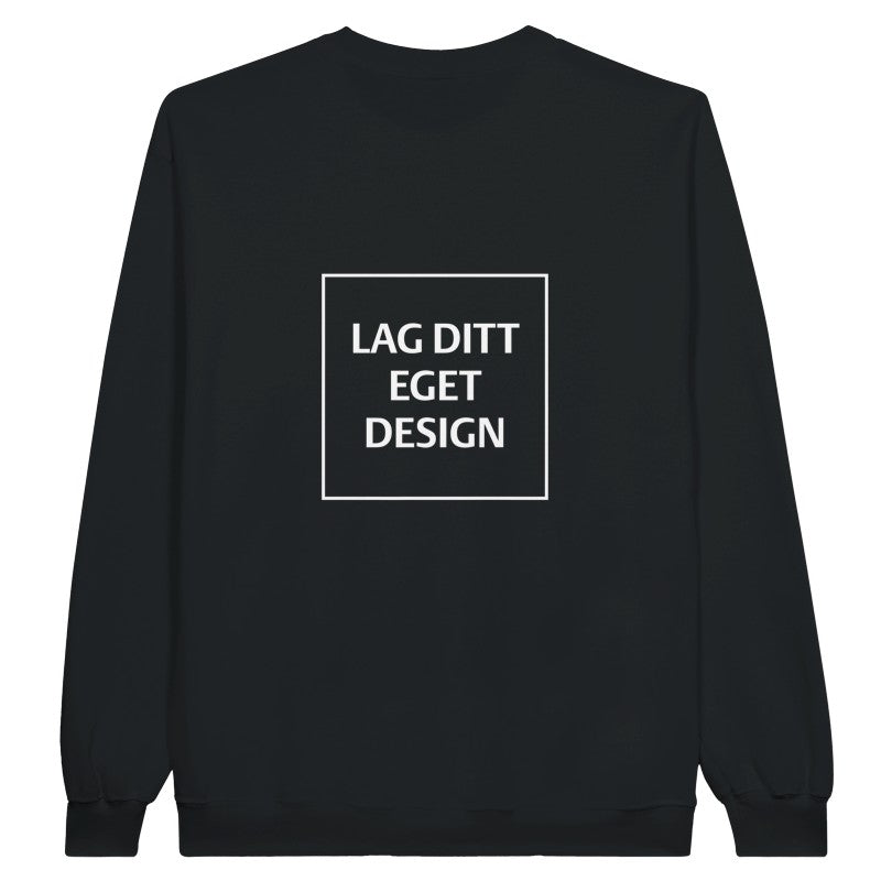 Personlig College Sweater med Eget Tryk | Design Din Logo Sweater