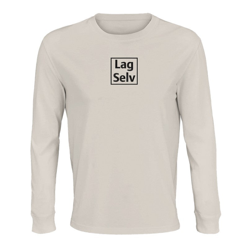 Design din egen økologiske langærmede t-shirt med personligt broderi
