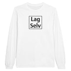 Personlig Unisex Langærmet T-shirt med Broderi – Design Din Egen