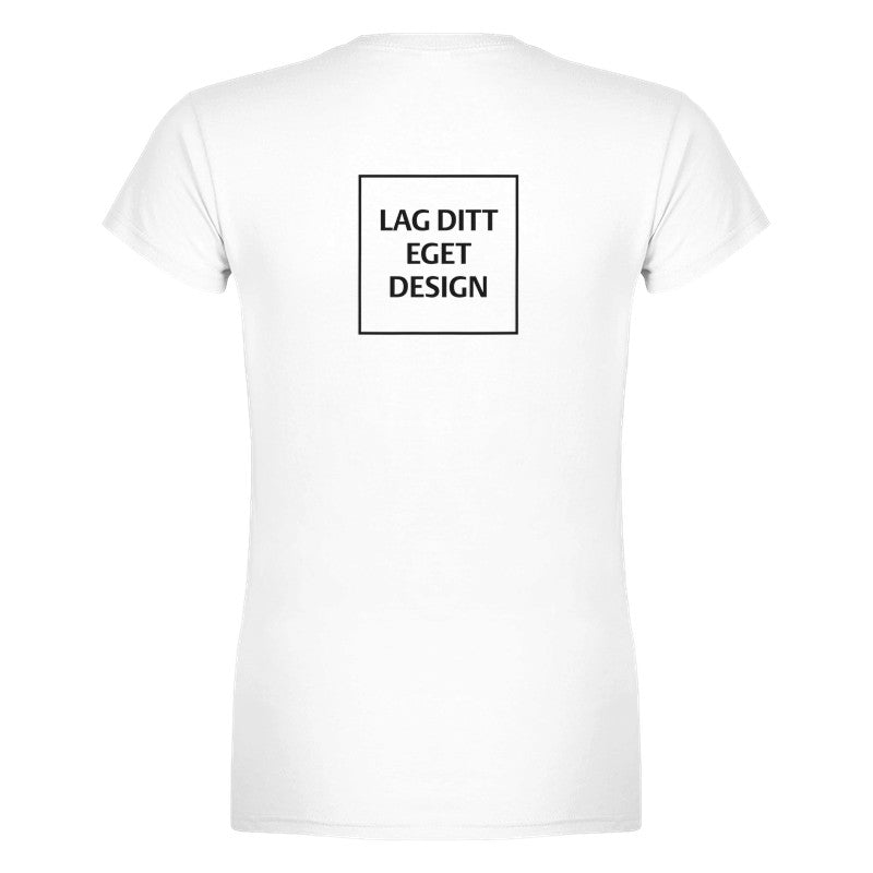 Klassisk T-skjorte for Kvinner | Design din egen med eget trykk
