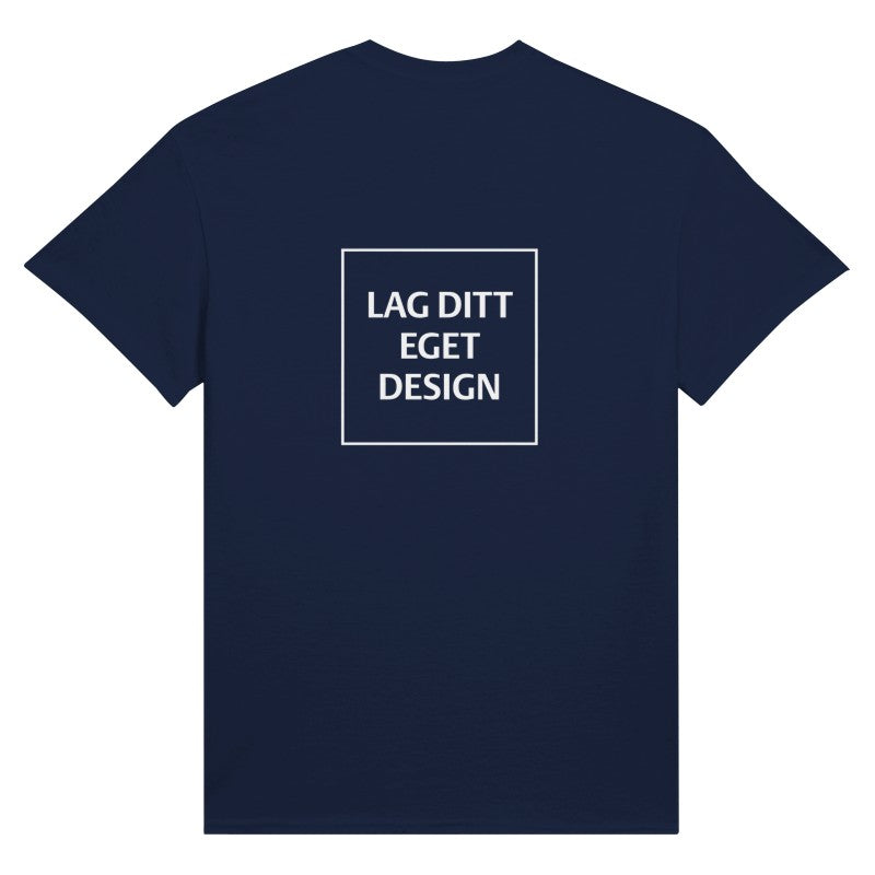 Design din egen unisex T-shirt med print | Personlig bomulds-T-shirt