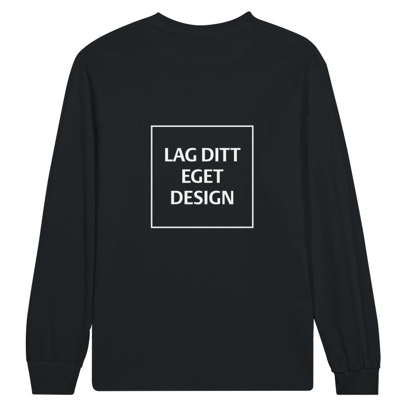 Klassisk Langermet T-skjorte for Eget Trykk – Design din personlige stil