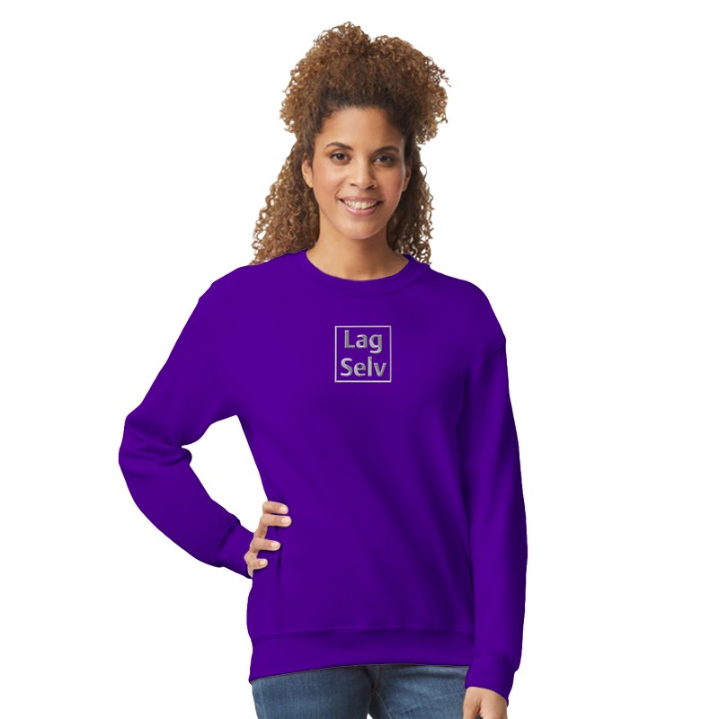 Personlig College Sweatshirt med Broderi | Design Din Egen Sweatshirt