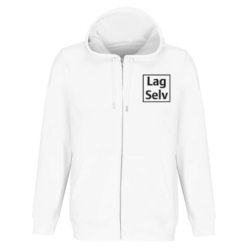 Økologisk Unisex Hættetrøje Med Lynlås | Personligt Broderi