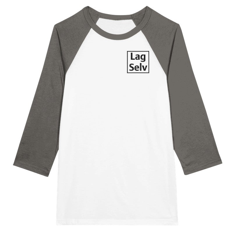 Lav din egen Unisex Raglan T-shirt med 3/4 ærmer | Med Eget Broderi